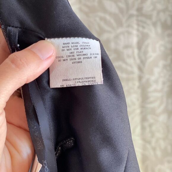 NWT Vintage Y2K Jessica McClintock Metallic Silver Embellished Dress Size 6 - Picture 8 of 8